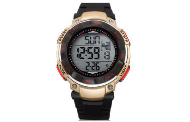 Promotional ABS Band Calendar Wrist Watch Water Resistant Round Digital Watches