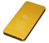 Желтый всеобщий портативный банк 4000mAh силы удваивает USB с CE/ROSH/одобренным FCC