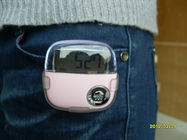 Розовый шаг Фото ремень клип калории шагомер с CE, ROHS