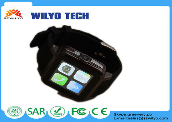 Вахты ручных людей WB15 цифровые, чернота вахты Smartphone Bluetooth экран касания Gsm 1,54 дюймов