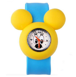 Резина девушки мальчика малышей MICKEY милая Кнопк-на вахте Wristband силикона шлепка