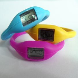Черный wristwatch спорта диапазона вахты Wristband силикона для располагаться лагерем/Hiking