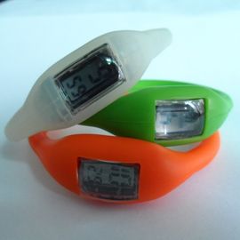 Черный wristwatch спорта диапазона вахты Wristband силикона для располагаться лагерем/Hiking