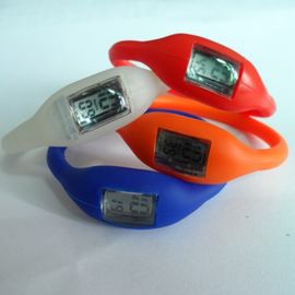 Wristwatch аниона иона студня вахты Wristband силикона цветов Pms резиновый при напечатанный Шелк-Экран