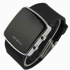 Диапазон силикона типа спорта черноты вахты Wristband силикона СИД классицистический вскользь