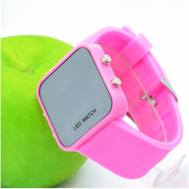 Популярный вахта Wristband силикона вахты дам, красный вахта кремний водить