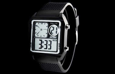 Вахта LCD диапазона PU backlight EL сетноой-аналогов, тревожит wristwatches цифров