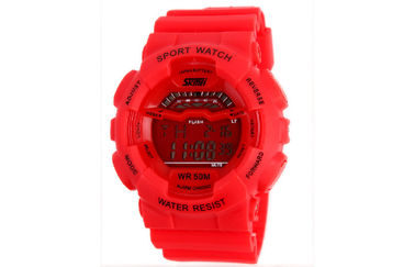 Вахта подростков многофункциональный цифровой, всечасный Wristwatch LCD перезвона