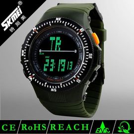 Черный вахта LCD многофункциональный цифровой с светом задней части EL
