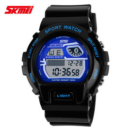 Wristwatch LCD многофункциональный цифров с никелем планки PU освобождает