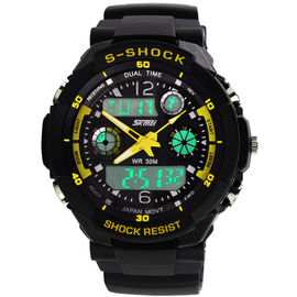Wristwatches спорта S-Удара цифрового вахты движения AL35 многофункциональные