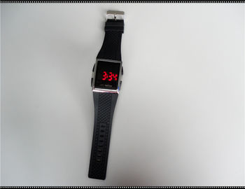 Вахта Wristband силикона спортов подгонянный нежностью, белые вахты планки