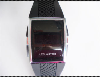 Вахта Wristband силикона спортов подгонянный нежностью, белые вахты планки
