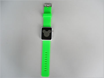 Зеленый вахта водоустойчивый, мышь Watchs Wristband силикона цифров Mickey