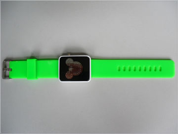 Зеленый вахта водоустойчивый, мышь Watchs Wristband силикона цифров Mickey