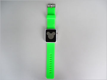 Зеленый вахта водоустойчивый, мышь Watchs Wristband силикона цифров Mickey