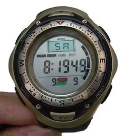 Наручные часы Unisex сигнала тревоги дозора спорта PU LCD ежедневного многофункциональные