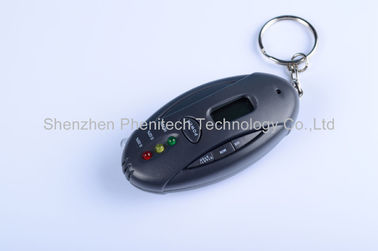 Тестер спирта дыхания Keychain ABS пластичный, реакция цифрового детектора спирта быстрая
