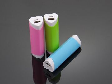 Банк силы USB губной помады формы сердца портативный для Iphone/iPod, цветастый