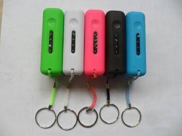 банк силы USB 2600mAh портативный с светом СИД, красный/пинк/зеленый цвет