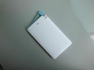 Банк 4000mAh силы Li-иона портативной машинки тонкий для мобильного телефона/Ipad, белый