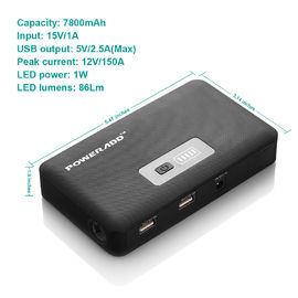 Передвижной стартер скачки автомобиля заряжателя 7800MAH резервного батарейного питания с электрофонарем СИД