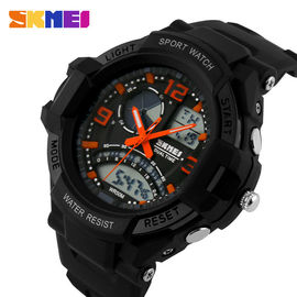 Вахта людей многофункциональный цифровой, сетноой-аналогов wristwatch кварца спорта хронографа LCD
