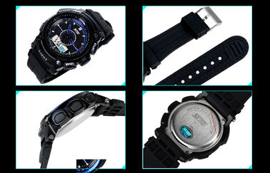 Wristwatch 5 ATM непрерывнодискретный, wristwatches дисплея LCD случая ABS