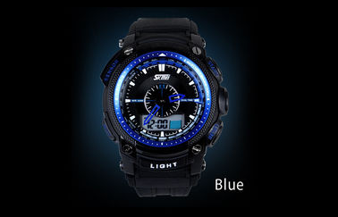 Wristwatch 5 ATM непрерывнодискретный, wristwatches дисплея LCD случая ABS