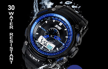 Wristwatch 5 ATM непрерывнодискретный, wristwatches дисплея LCD случая ABS