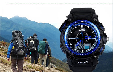 Wristwatch 5 ATM непрерывнодискретный, wristwatches дисплея LCD случая ABS