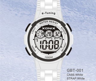 Водоустойчивая круглая Sporty собственная личность калибрируя wristwatches цифров для женщин