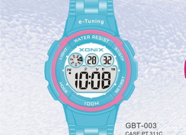Водоустойчивая круглая Sporty собственная личность калибрируя wristwatches цифров для женщин