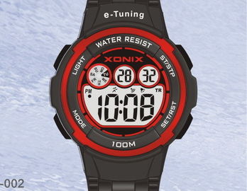 Водоустойчивая круглая Sporty собственная личность калибрируя wristwatches цифров для женщин