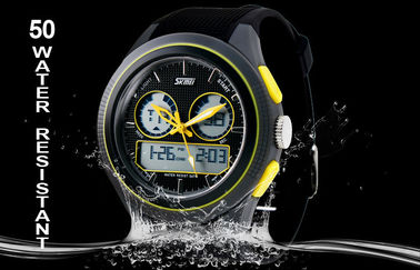 Wristwatch дамы Кругл Многофункциональн непрерывнодискретный с всечасным перезвоном