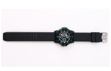 Backlight 5 EL отдыха wristwatch ATM Unisex непрерывнодискретный с вращая шатоном