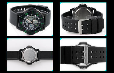 Backlight 5 EL отдыха wristwatch ATM Unisex непрерывнодискретный с вращая шатоном