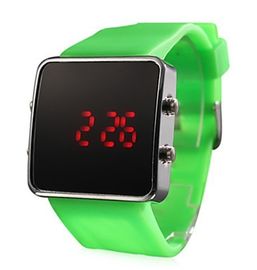 Холодный wristwatch СИД цифров касания с случаем Stainess стальным, вахтой зеркала СИД