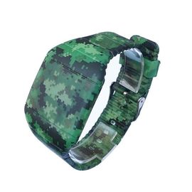 Non - увядают wristwatches цифров людей СИД печати 3D с картиной, воинским вахтой СИД