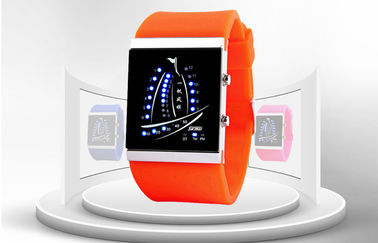 Цветастый wristwatch СИД цифров