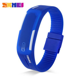 Малый backlight EL wristwatch СИД цифров с диапазоном PU Softable