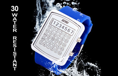 Wristwatch цифров backlight СИД EL, вахты зеркала шкалы чалькулятора