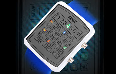 Wristwatch цифров backlight СИД EL, вахты зеркала шкалы чалькулятора