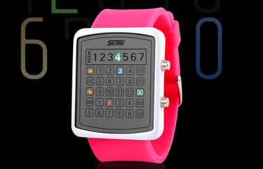 Wristwatch цифров backlight СИД EL, вахты зеркала шкалы чалькулятора