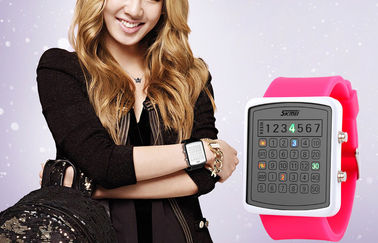 Wristwatch цифров backlight СИД EL, вахты зеркала шкалы чалькулятора