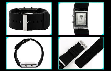 Wristwatch СИД цифров девушок, вахты голубой планки силикона электронные