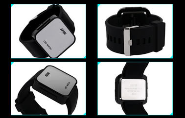 Упорная воды ATM wristwatch 1 СИД случая ABS цифрового вахты Wommens розовая