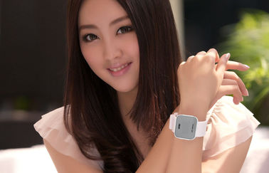 Упорная воды ATM wristwatch 1 СИД случая ABS цифрового вахты Wommens розовая