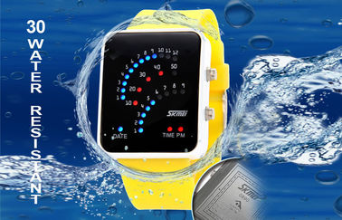 Чернота 12/24 аргументы за сплава wristwatch СИД цифров часа подросткового
