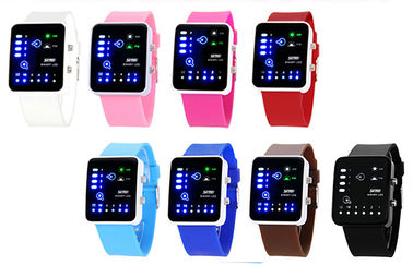 Wristwatch дамы Противоударн СИД цифров, антимагнитный бинарный вахта